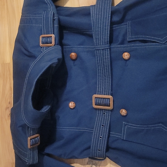 Vintage 70s Count Romi Raincoat 6 M - Picture 8 of 14